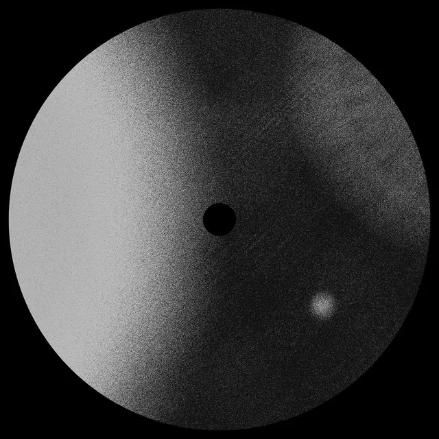 Monochrome Grainy Sphere, minimal, monochrome, monochrome