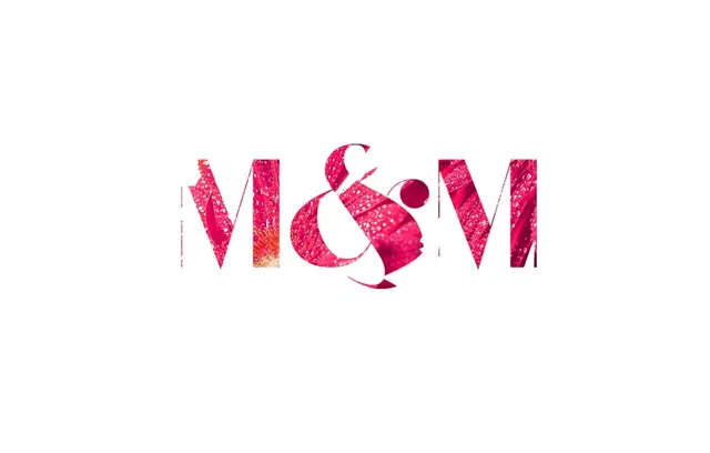 Vibrant Pink Floral Typography, playful, bold, vibrant
