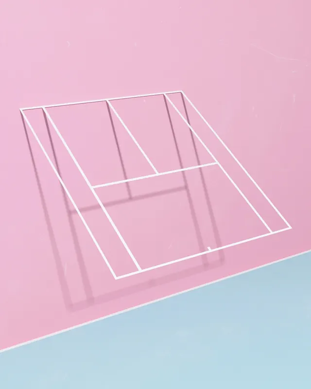 3D geometric wireframe grid on pastel background, 3d-render, geometric, pastel