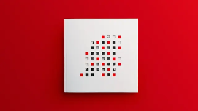 R/GA Stories color grid composition, minimal, geometric, vibrant