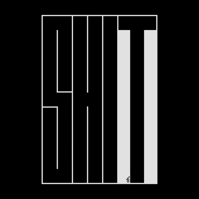 Abstract geometric line composition, abstract, geometric, dark
