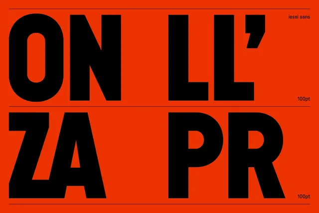 Bold stacked typography display, editorial, bold, vibrant