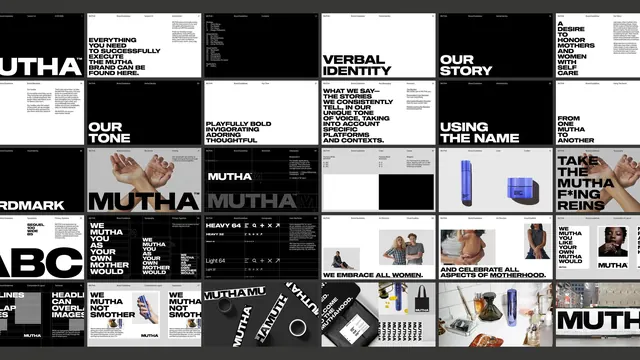 Typography and Identity Grid, swiss, brutalist, monochrome