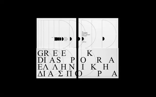 Greek Alphabet Typography Grid, minimal, swiss, high-contrast