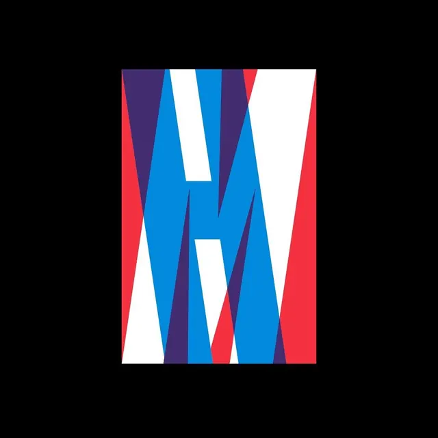 Geometric H letter abstract mark, geometric, abstract, vibrant