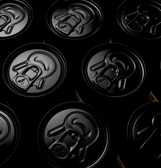Carlsberg beer can 3D renders, 3d-render, photographic, dark
