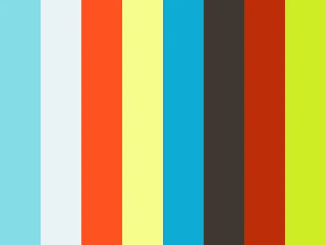 Eight-stripe vertical color bar, minimal, flat, vibrant