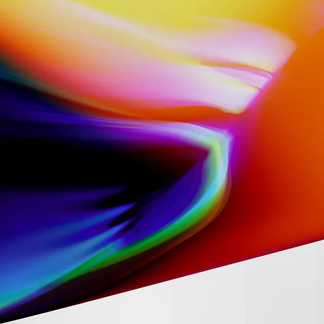 Chromatic Abstract Composition, abstract, geometric, warm