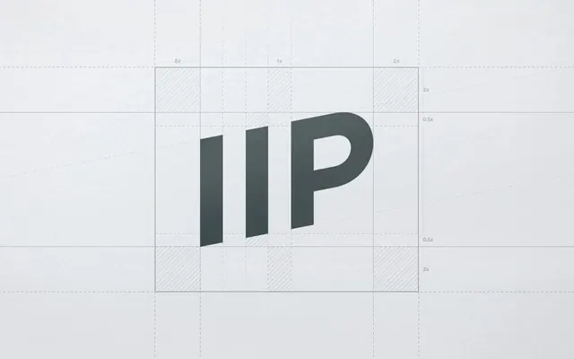 Typographic grid system specification sheet, technical, minimal, monochrome