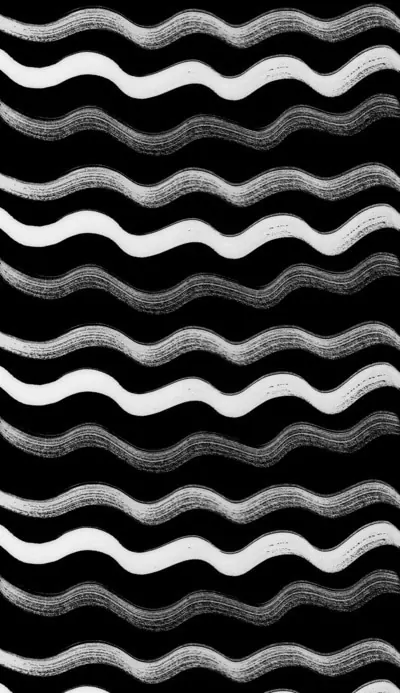 Abstract wavy parallel lines—black and white pattern study, abstract, geometric, monochrome