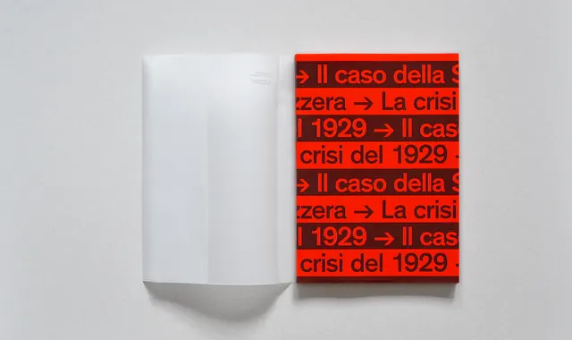Red and White Typographic Block, minimal, swiss, high-contrast