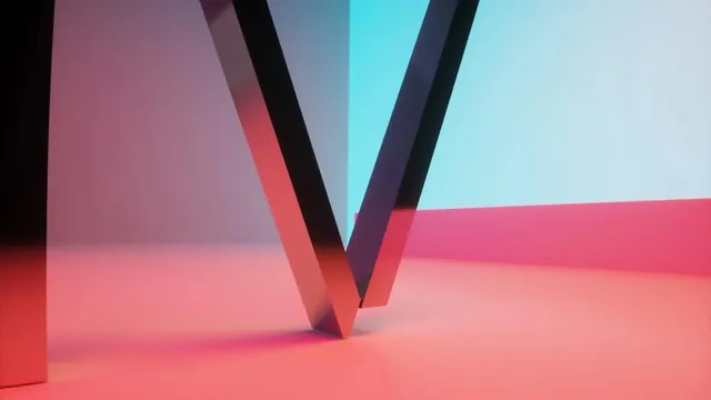Abstract Geometric 3D Composition
