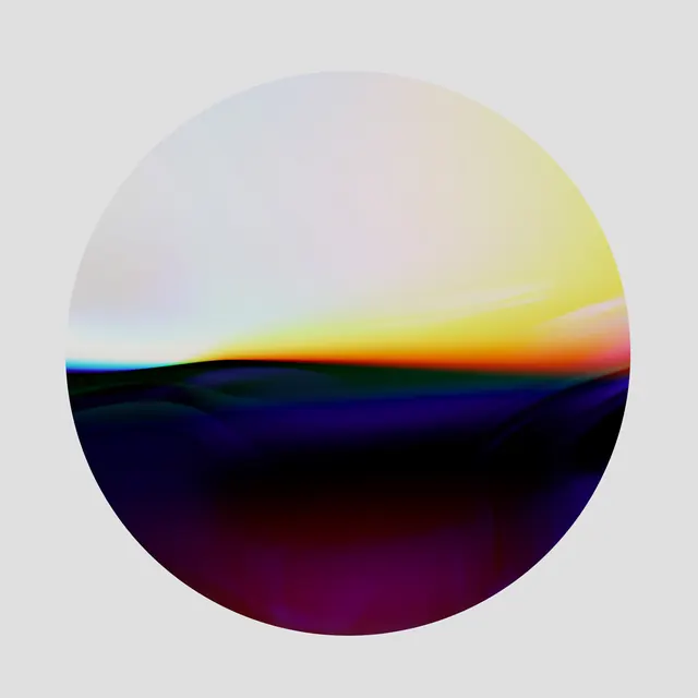 Circular Gradient Landscape
