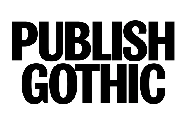 Typography: Playtype Publish Gothic typeface, editorial, minimal, monochrome