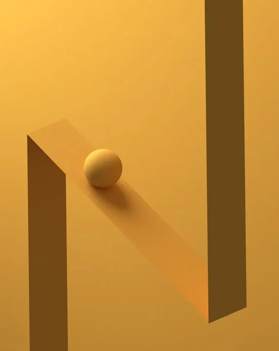 Monochromatic gold typography study, minimal, typographic, warm