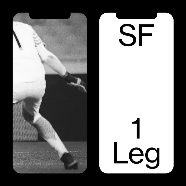 Paired smartphone layout with fitness callout, editorial, monochrome, monochrome