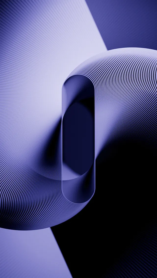 Ethereal lavender and deep navy abstract composition, abstract, illustrated, cool