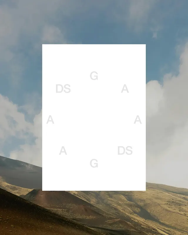 Abstract Letterform Overlay, minimal, light-mode, light