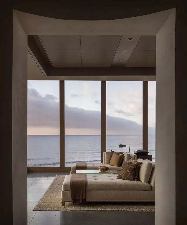 Modern Coastal Interior, minimal, luxury, muted