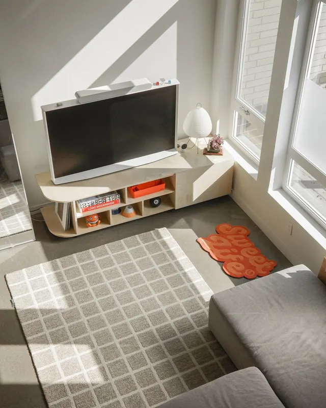 Modern Living Room Interior, minimal, light-mode, light