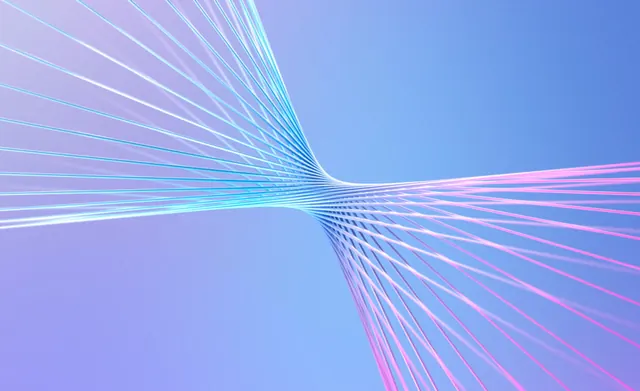 Abstract Gradient Line Art, geometric, abstract, vibrant
