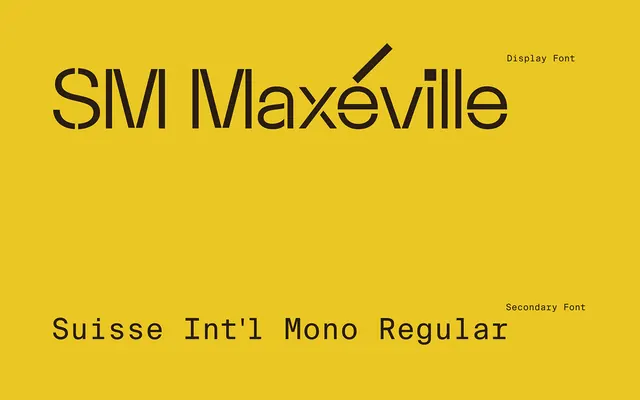 Suisse Int'l Mono Type Specimen