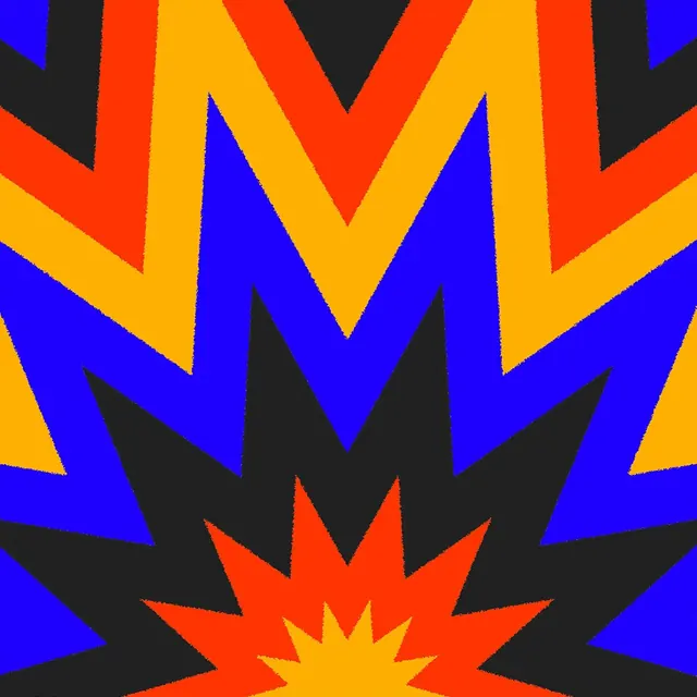 Geometric Starburst Pattern