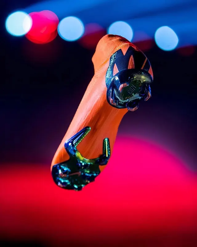 Abstract 3D Hand with Glowing Orbs, 3d-render, gradient-heavy, vibrant