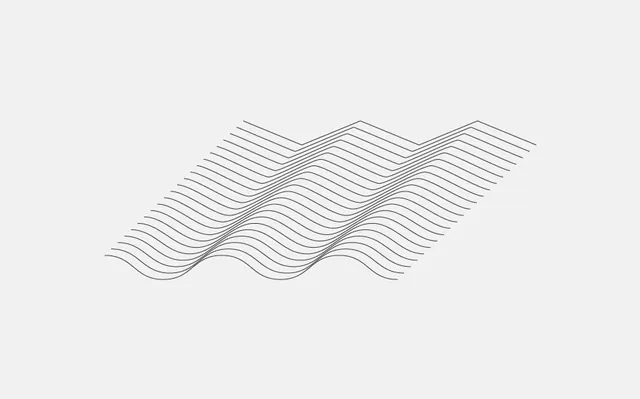 Abstract Waveform Graphic