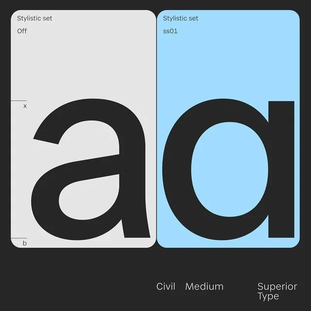Type Specimen Display