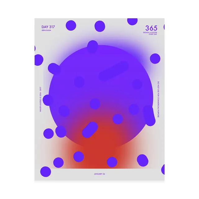 Abstract Gradient Sphere Composition, minimal, geometric, vibrant
