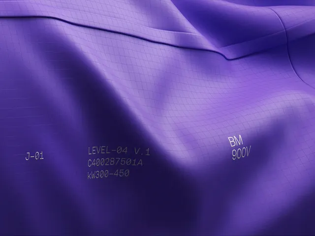 Purple gradient tech abstract, gradient-heavy, technical, vibrant
