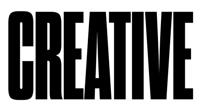CREATIVE type specimen, minimal, monochrome, light