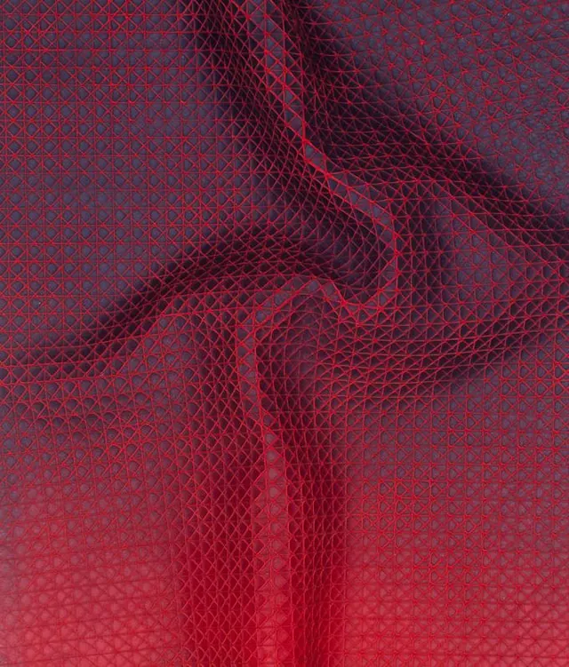 Red and purple geometric mesh pattern, geometric, abstract, dark