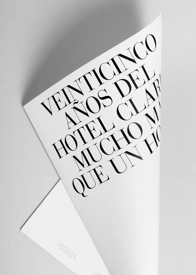 Type specimen poster with serif typography, editorial, minimal, monochrome