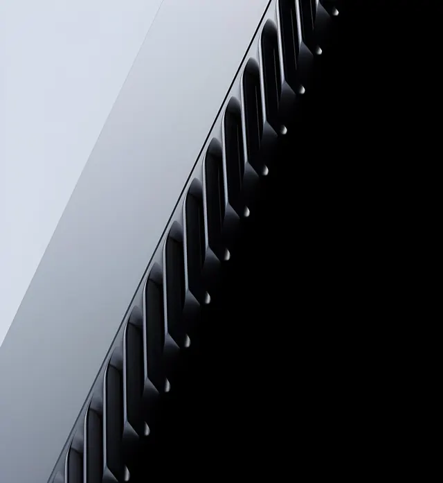 Retorika Mono typeface hero showcase, minimal, technical, monochrome