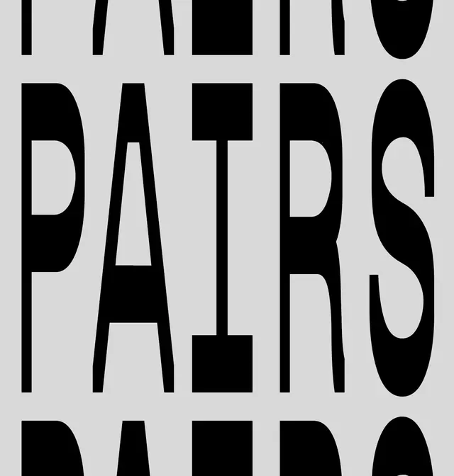 Bold display typeface with geometric characters, minimal, geometric, dark