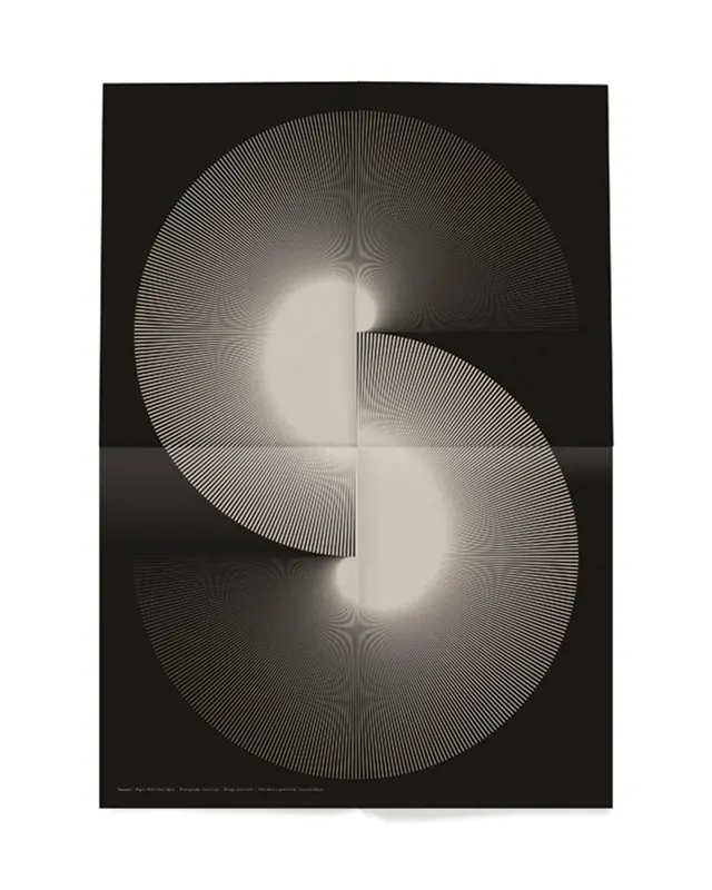 Abstract geometric line art with circular pattern, abstract, geometric, monochrome