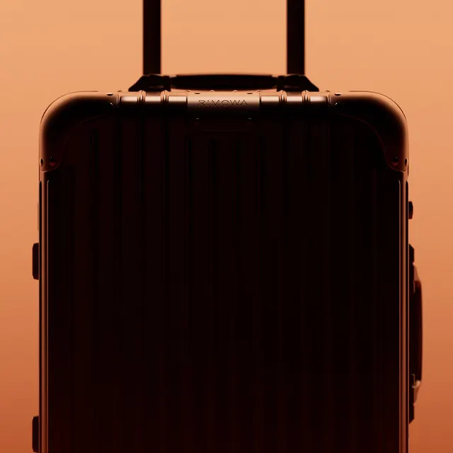 RIMOWA TikTok Shorts motion graphics, playful, gradient-heavy, warm