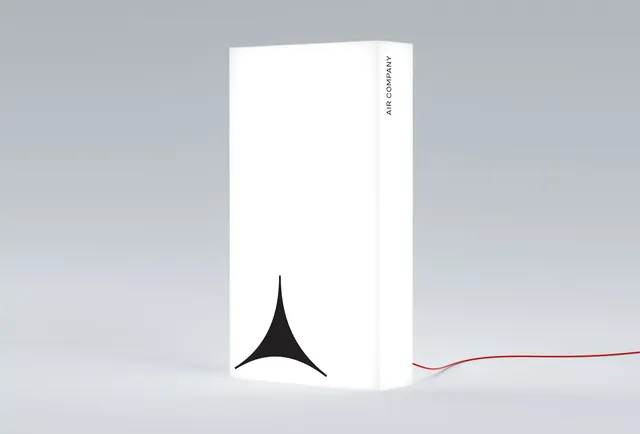 Air Company minimalist layout, minimal, corporate-clean, light