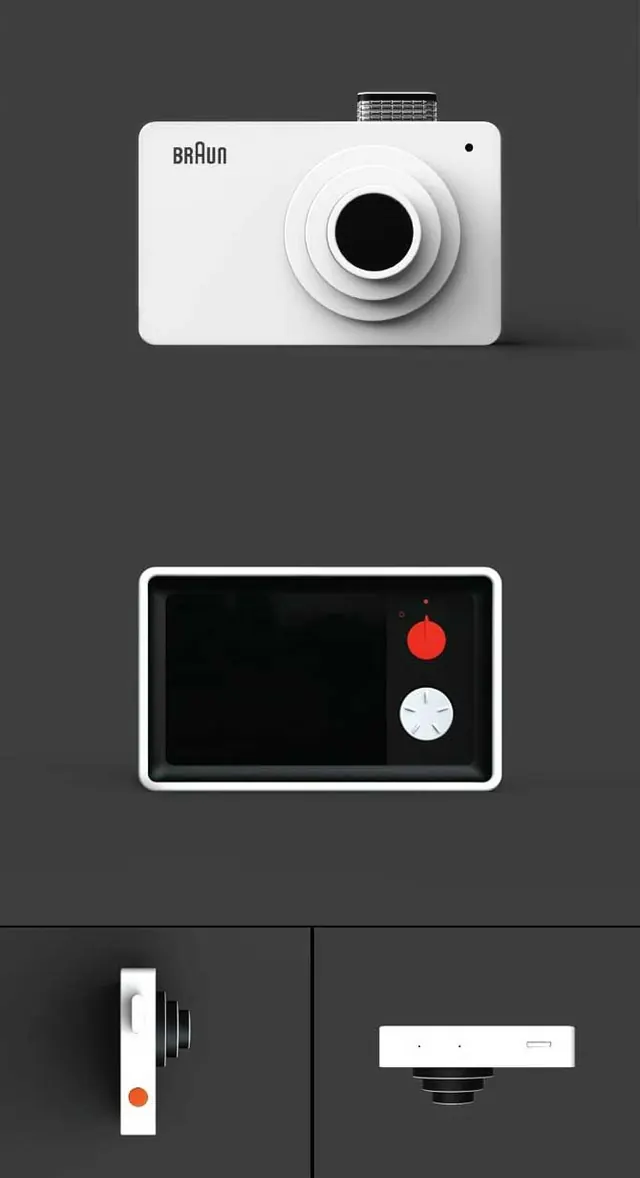 Braun kitchen appliance 3D render, 3d-render, technical, dark