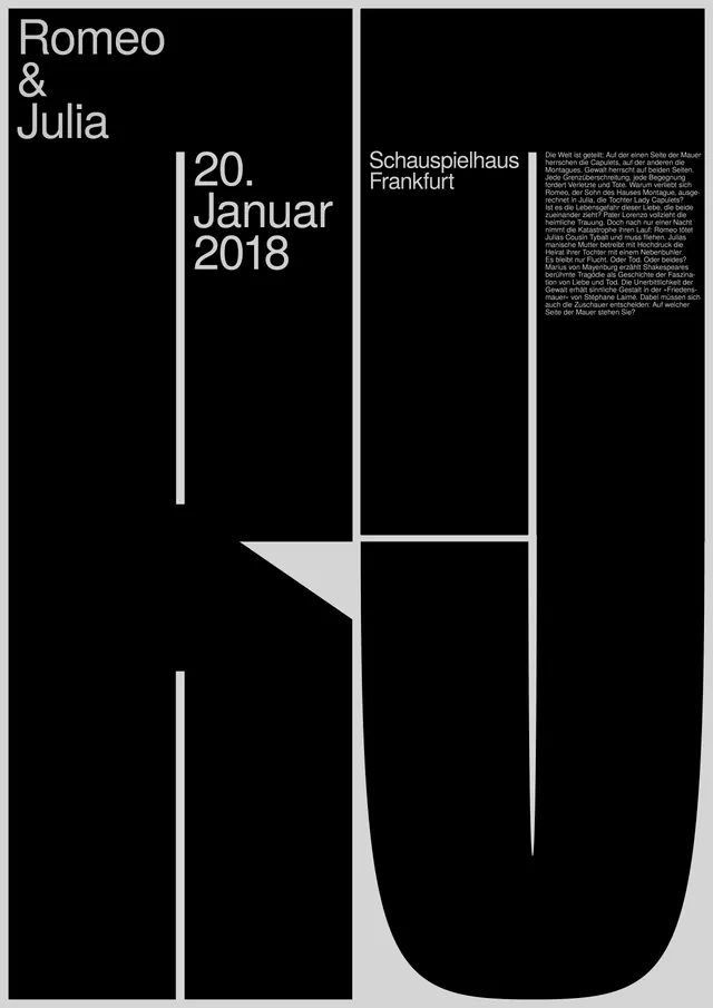 Design portfolio typographic study, minimal, clean, light
