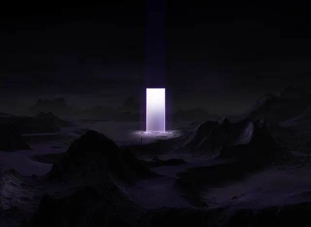 Dark contrast design composition, dark-mode, minimal, dark