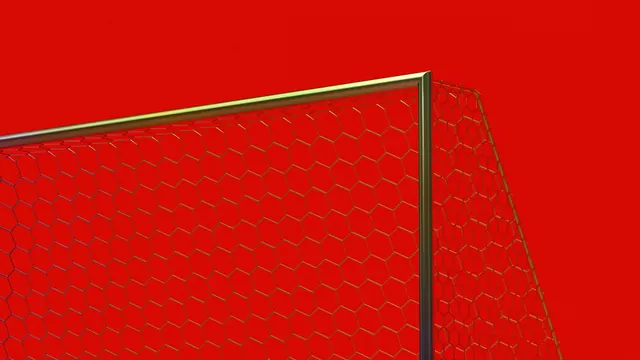 Red geometric 3D structure, 3d-render, geometric, vibrant