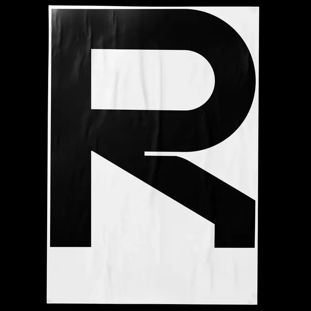 Geometric monogram PR, geometric, abstract, light