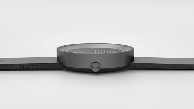 Industrial minimalist watch, minimal, technical, light