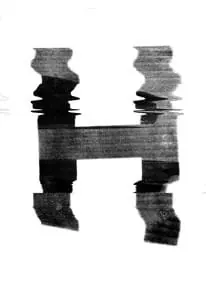 Geometric abstract letterform, abstract, geometric, monochrome