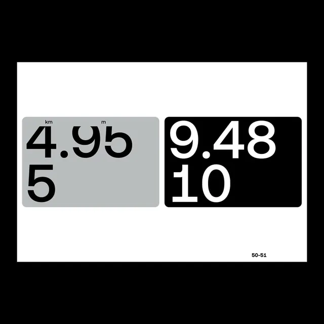Typography comparison card design, minimal, swiss, monochrome