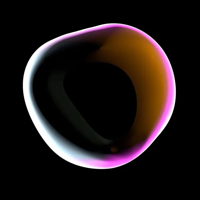Abstract gradient ring, abstract, gradient-heavy, gradient