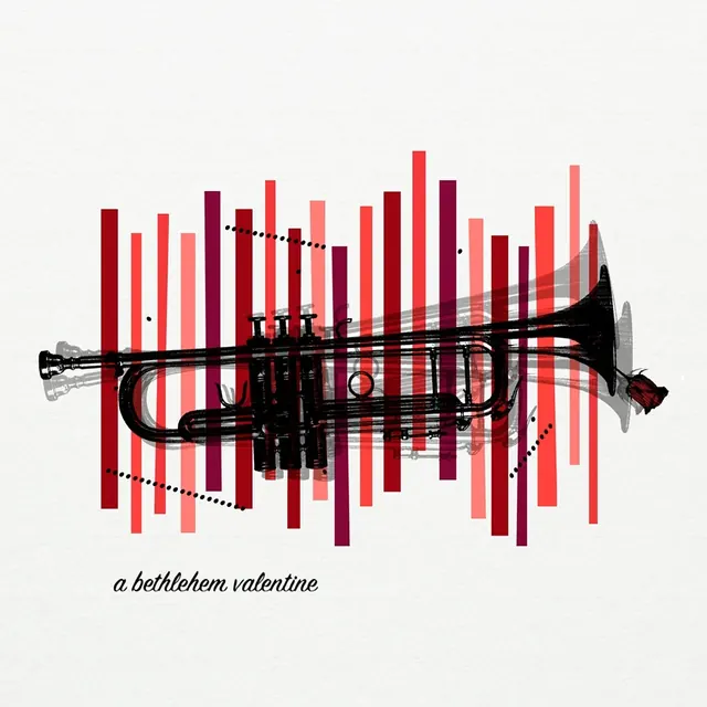 Album art – A Bethlehem Valentine, data-dense, geometric, light